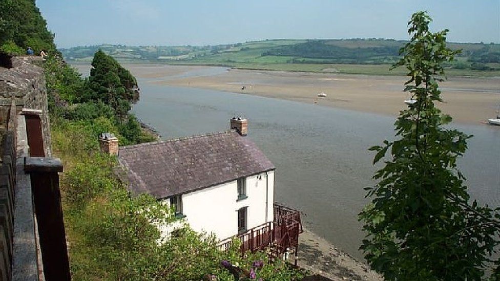 Dylan Thomas's boathouse, Laugharne