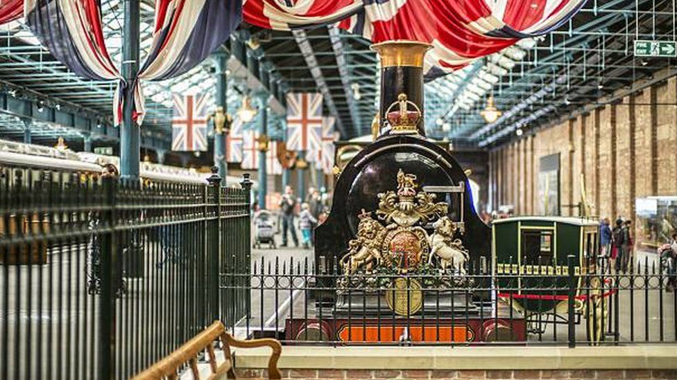 Interior of the National Railway Museum