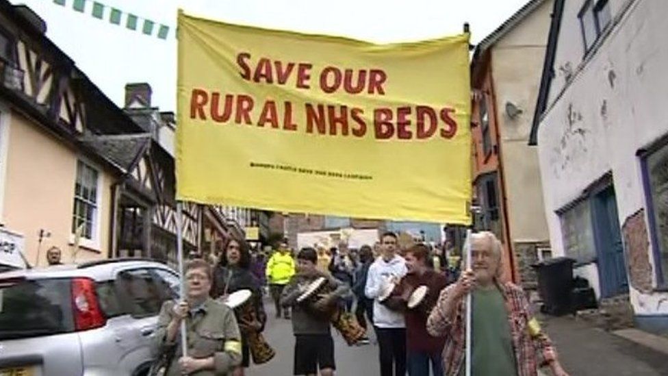 Save Our Beds march