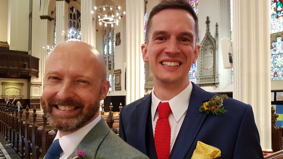 First Same Sex Anglican Church Wedding Takes Place In Edinburgh Bbc News 