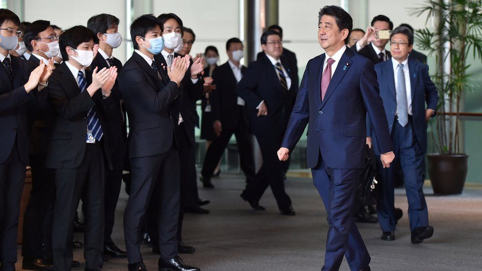 Former premier Shinzo Abe