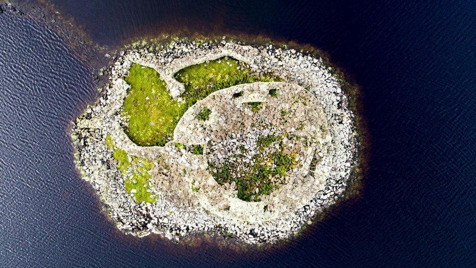 Aerial image of Dun Torcuill