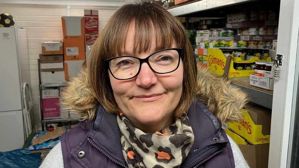 Amy Bull uses the Towcester food larder to help reduce food waste and cut her shopping bills