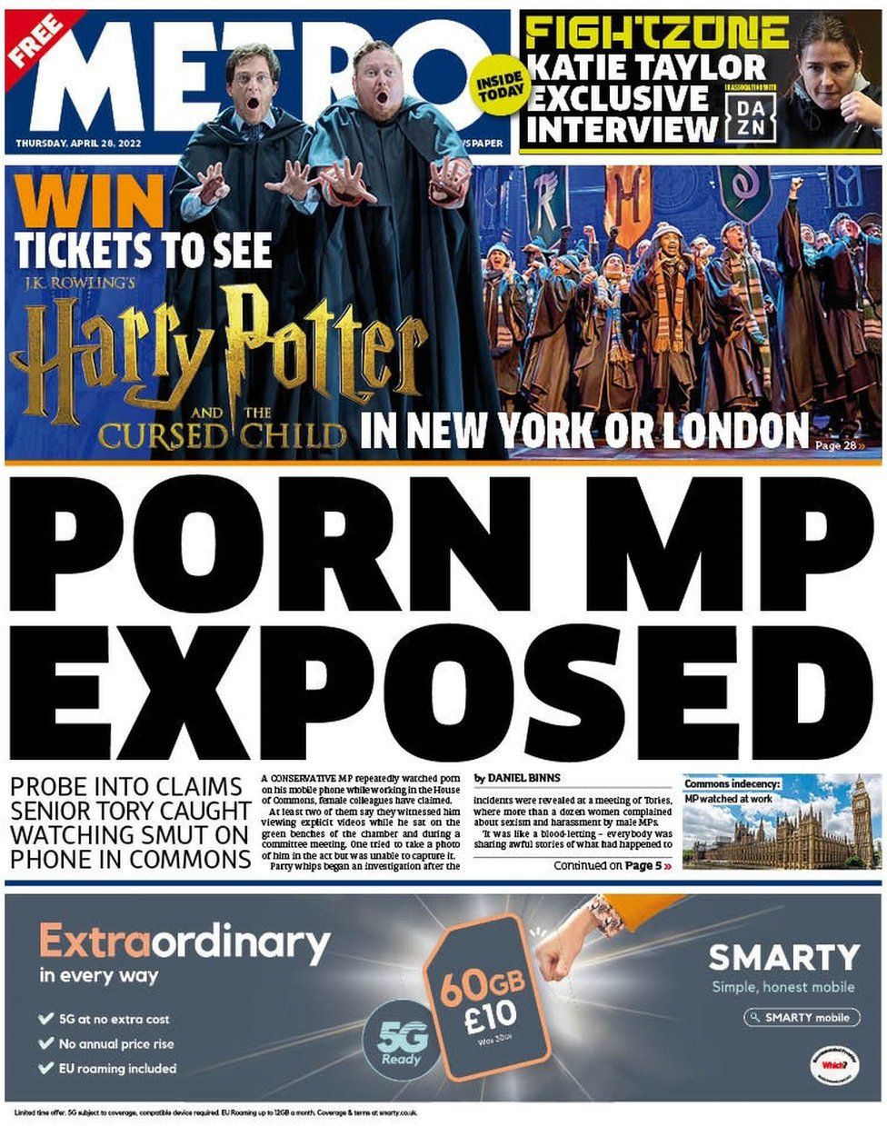 Scotlands papers Care home families legal threat and MP porn shame photo