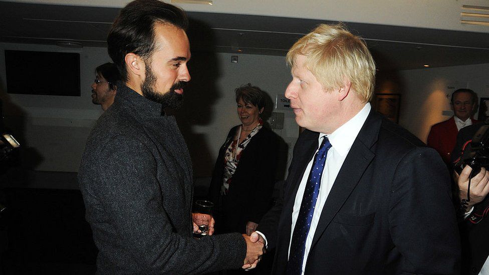 Boris Johnson and Evgeny Lebedev