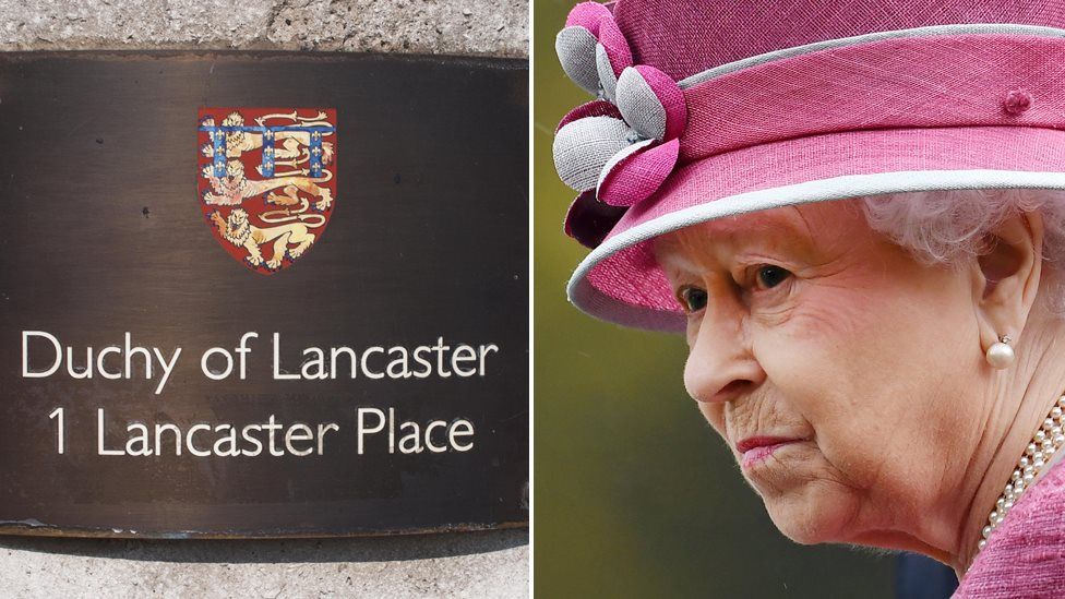 Duchy of Lancaster logo and the Queen