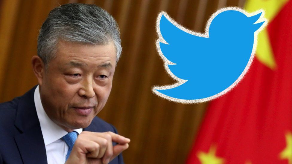 976px x 549px - Chinese embassy calls for Twitter inquiry after porn clip liked - BBC News