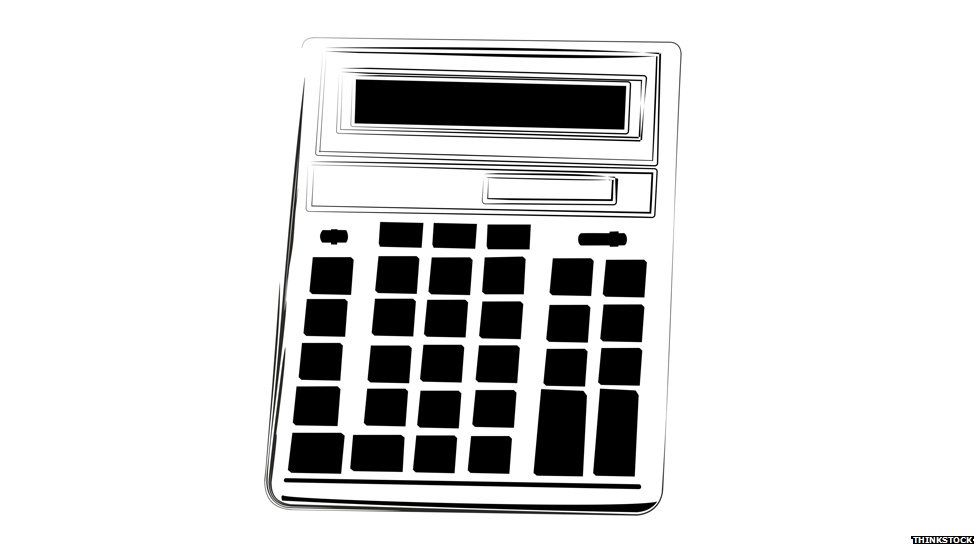 Cartoon calculator