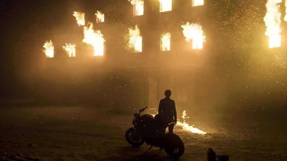 Girl in the 2024 spider's web ducati monster