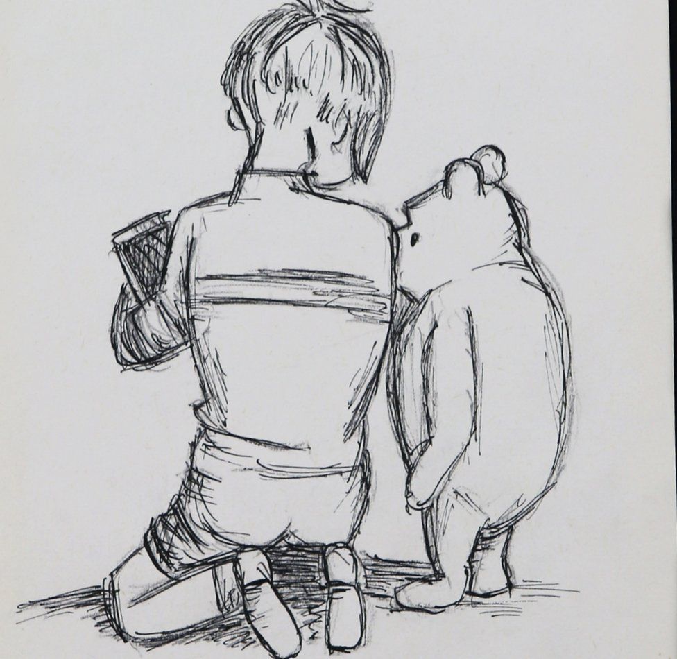 Winnie the Pooh Creepy Drawing by AtomiccircuS on DeviantArt