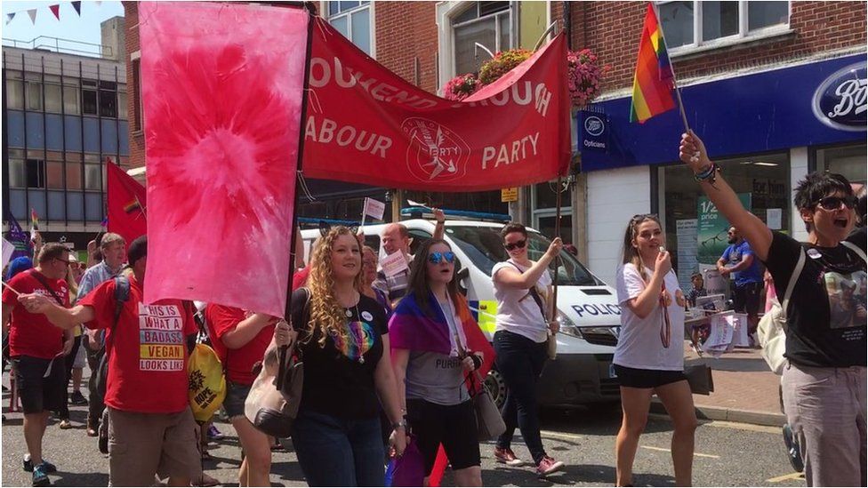 Southend pride march