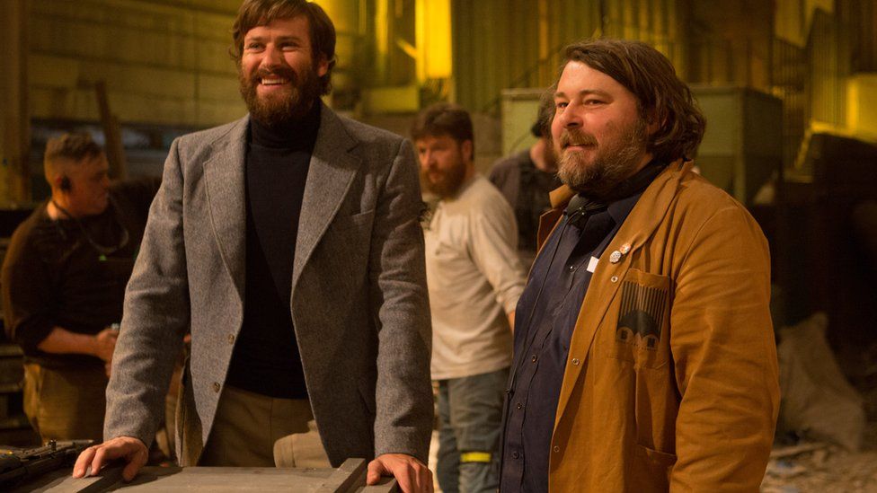 Ben Wheatley, right, and Armie Hammer