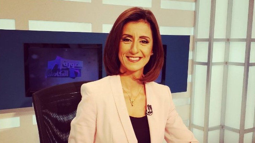 Promotional image for OnTV's Al-Soura Al-Kamila showing Liliane Daoud (14 May 2016)