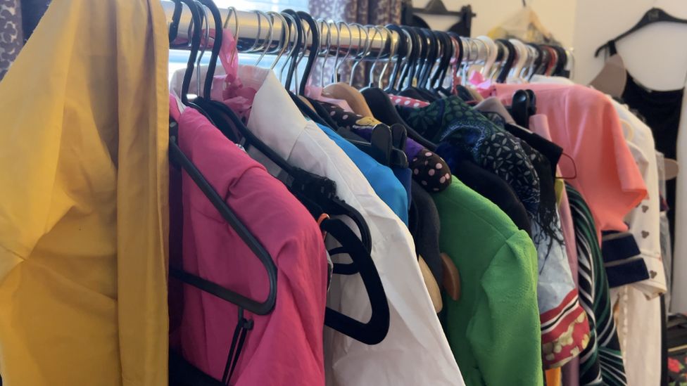 The suffocating reality of life as a clothes hoarder - BBC News