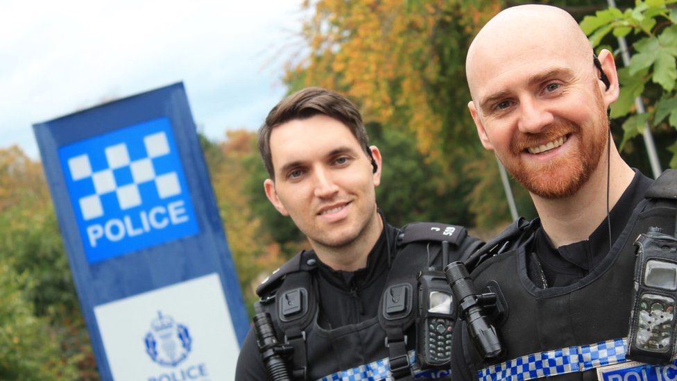PC Paul Brownlee and PC Greg Gavin