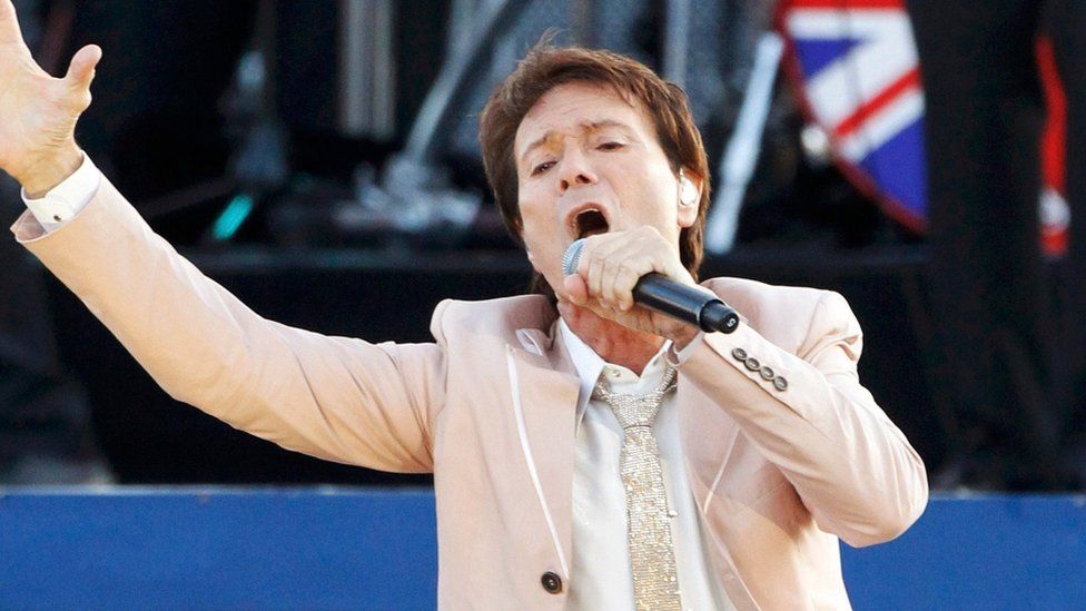 Singer Cliff Richard performs during the Diamond Jubilee concert in front of Buckingham Palace in London in 2012.