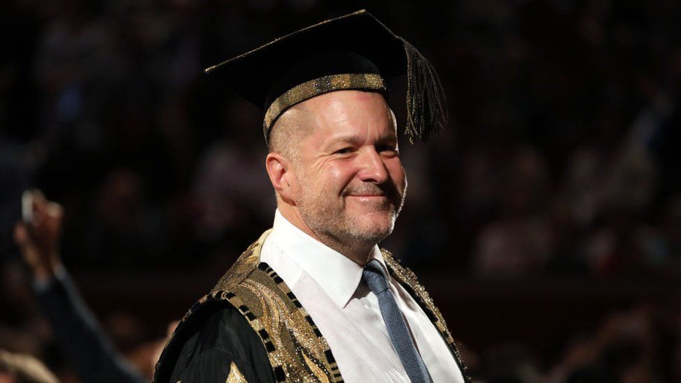 Jony Ive attending the Royal College Of Art convocation ceremony at the RCA and Albert Hall