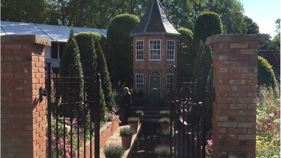 Irish celebrity gardener Diarmuid Gavin has designed the Harrods British Eccentrics Garden