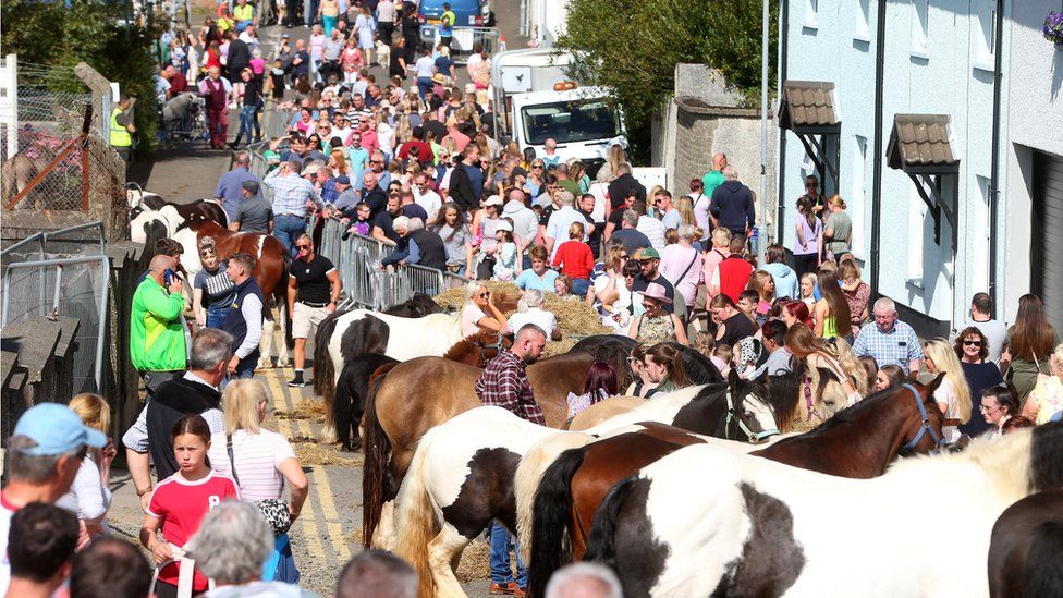In pictures Ould Lammas Fair returns to Ballycastle BBC News