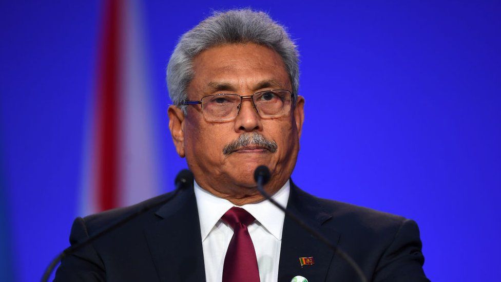 Sri Lanka: President Gotabaya Rajapaksa flees the country on military jet -  BBC News