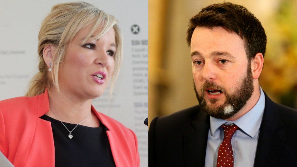 Michelle O'Neill and Colum Eastwood