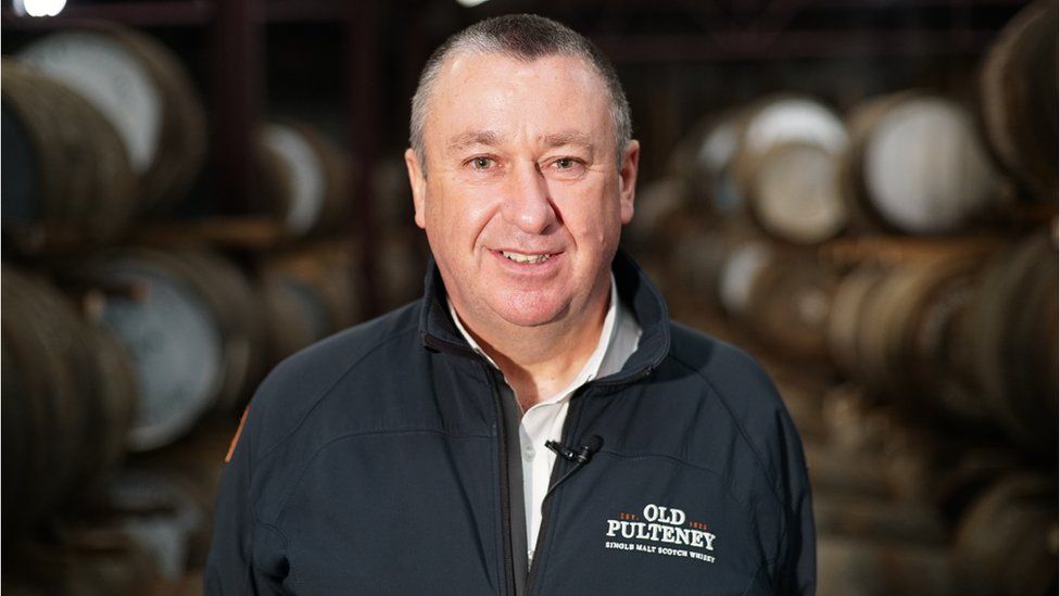 Distillery manager Malcolm Waring