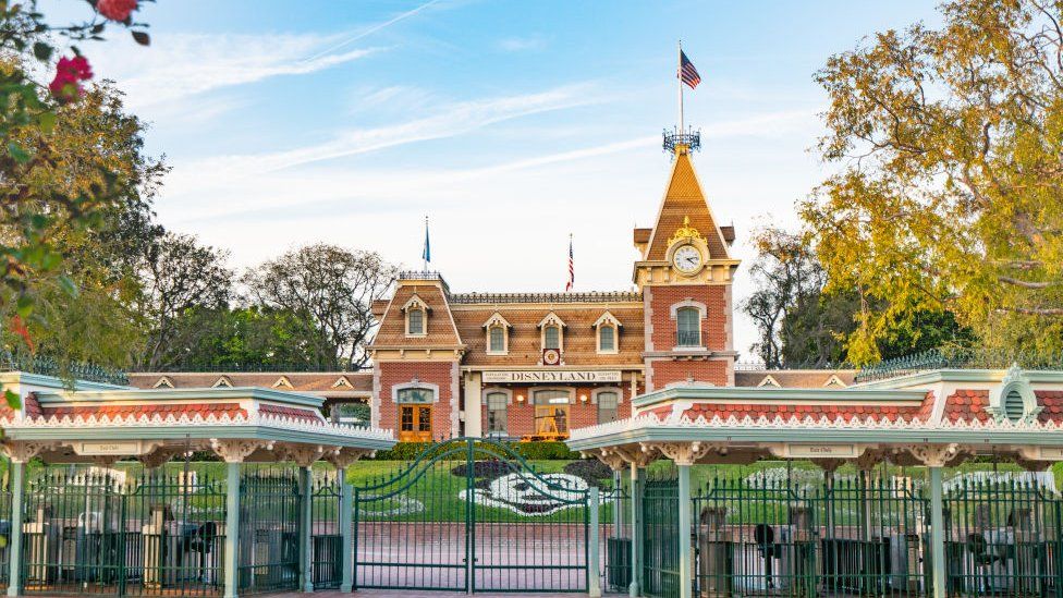 Gates of Disneyland in Anaheim