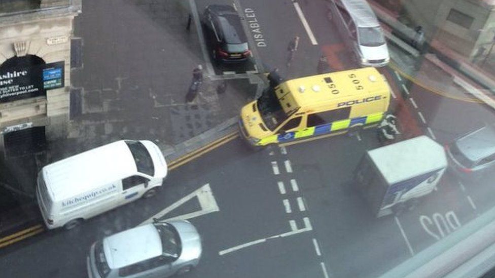 Liverpool Bomb Scare: Man Arrested Over Office Alert - BBC News