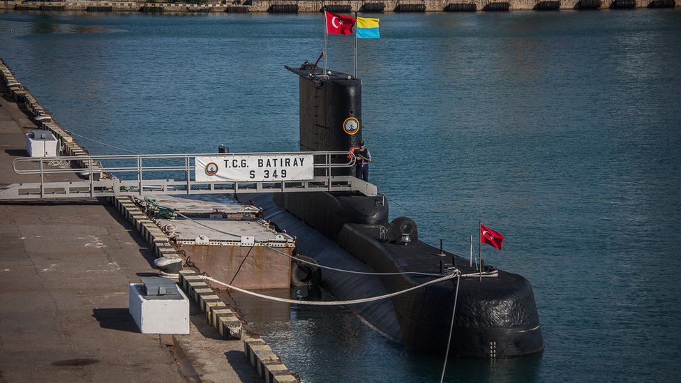 подводная лодка ВМС Турции
