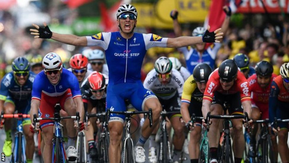 Tour de France 2017: Marcel Kittel wins sprint finish with Mark ...