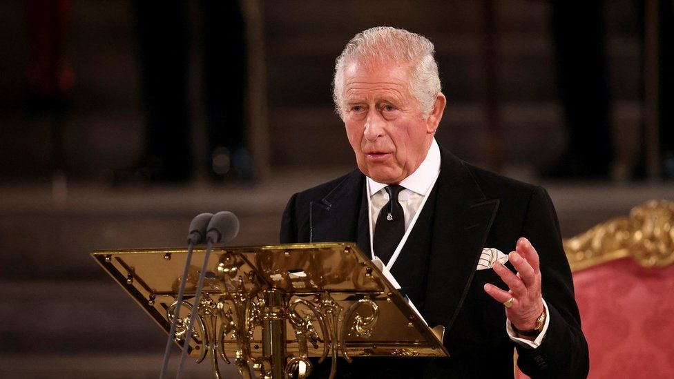 King Charles addressed 900 MPs and peers at Westminster Hall on Monday