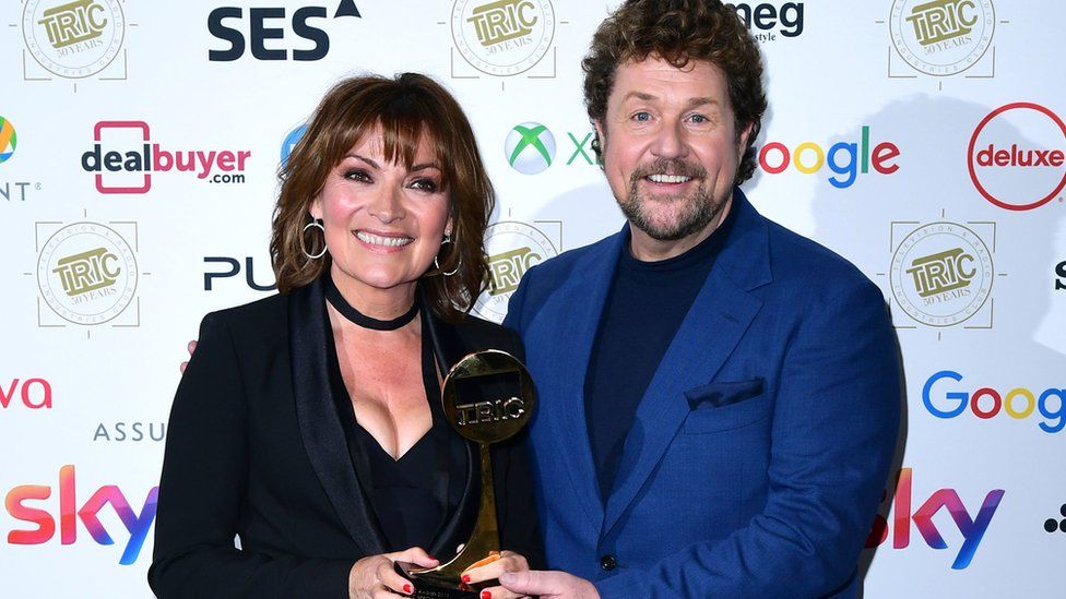 Lorraine Kelly and Michael Ball
