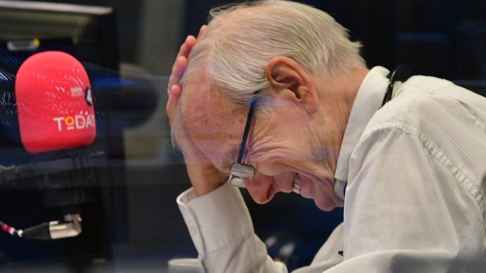 John Humphrys in the Today programme studio