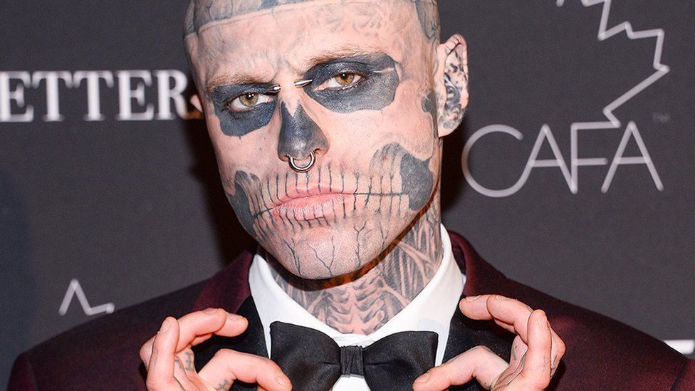 Zombie Boy Rick Genest S Death Accidental Says Coroner Bbc News