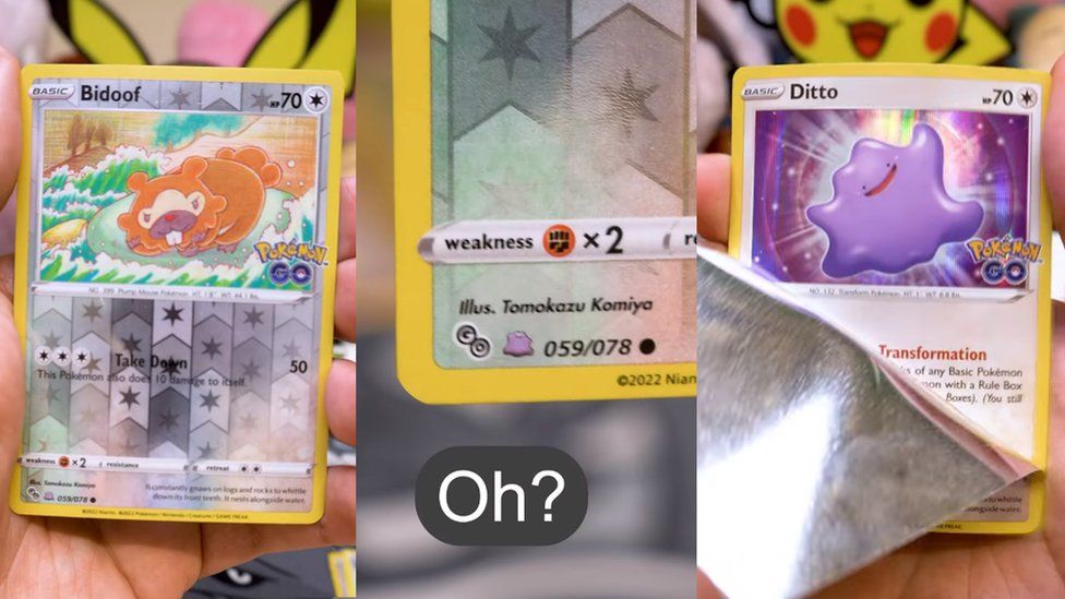 Peelable Ditto card revealed for Pokemon Go! : r/PokemonTCG