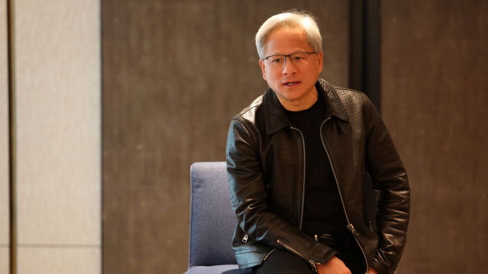 Jensen Huang in Singapore on Wednesday