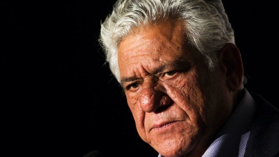 Bollywood actor Om Puri speaks during a press conference announcing that Toronto will host the first ever Punjabi International Film Academy Awards (PIFAA) in Toronto, April 12, 2012