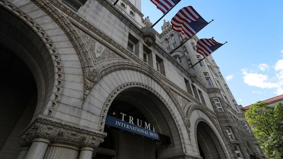 Exterior of Trump International Hotel