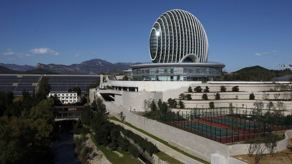 Sunrise East Kempinski Hotel near the Yanqi Lake in the Huairou District of Beijing