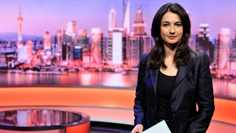 Yalda Hakim in BBC News studio