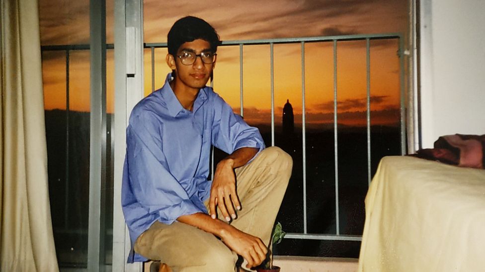 Sundar Pichai in a Stanford University dormitory in 1994