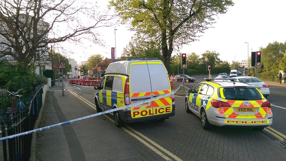 Boys, 12, arrested after man stabbed in Cheltenham - BBC News