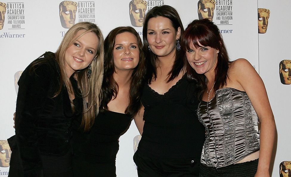 Laura Conway (far left) and her sisters photographed at an event in 2005