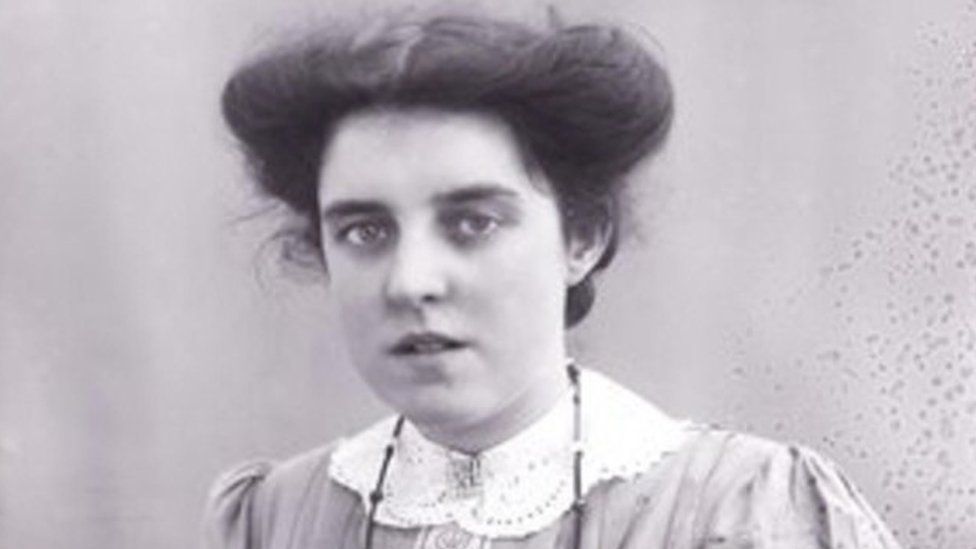 Theresa Garnett, a Suffragette who was imprisoned in 1909 in Horfield (please do not re-use or republish this photo - it only has 24 hours use until 17:30 BST 1/10/21