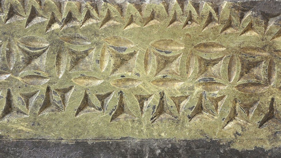 Roman gilded silver fragment