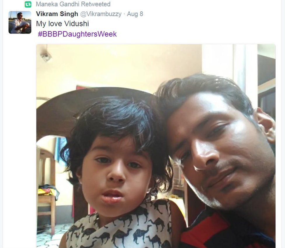 Vikram Singh ‏@Vikrambuzzy: "My love Vidushi"