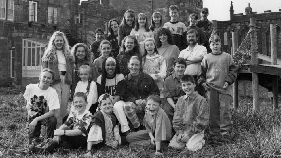 The cast of Byker Grove