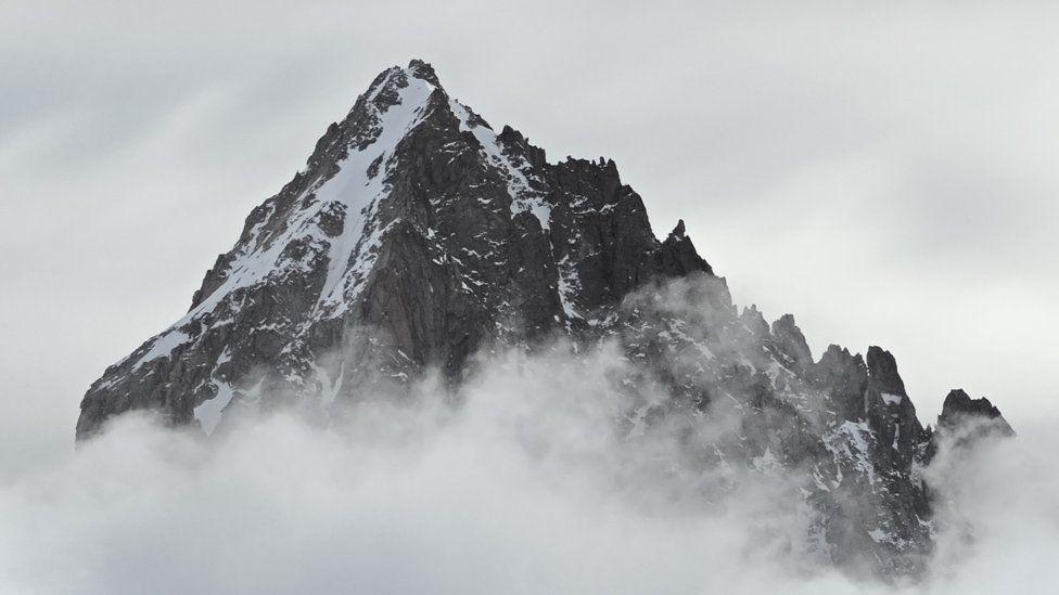 Mountain peak in Chamonix
