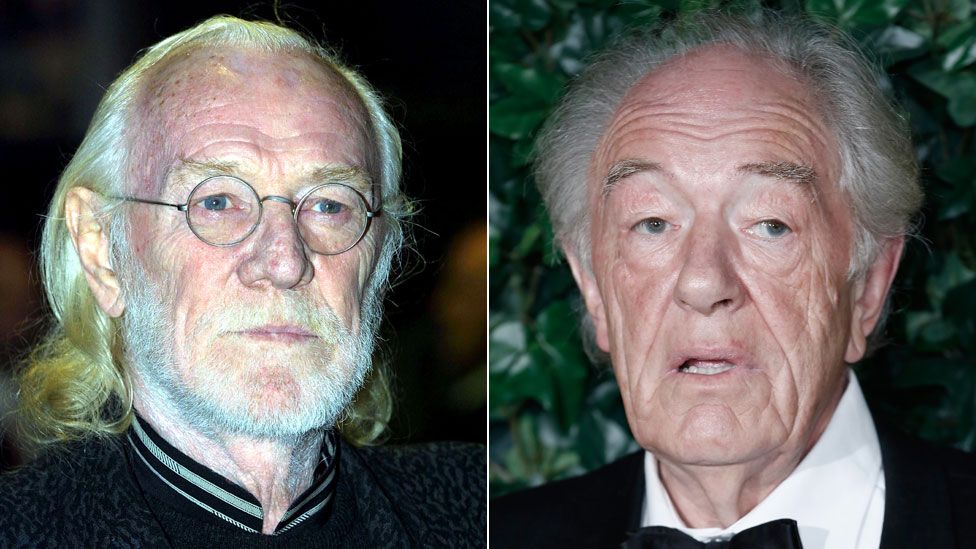 Richard Harris, pictured in 2001, and Sir Michael Gambon