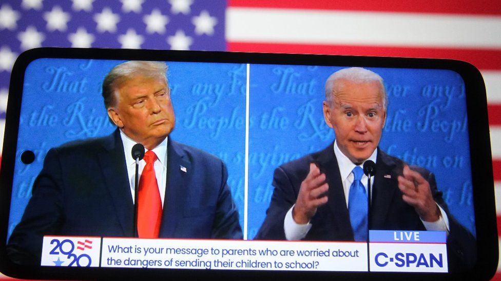 Joe Biden and Donald Trump